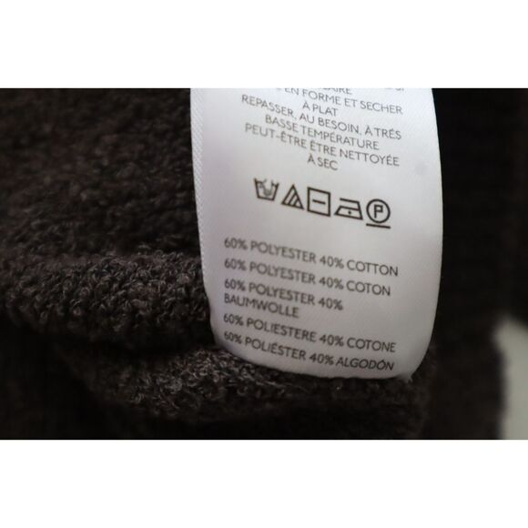 Free People OB2127408 Women's Sz XS Chocolate Brown Sydney Shrunken Cardigan - Picture 4 of 8